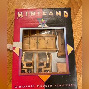 Mini land miniature furniture dollhouses